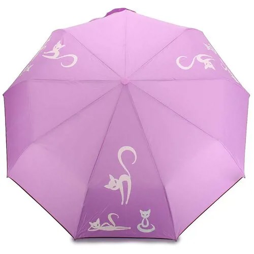 Женский зонт автомат с проявляющимся рисунком 605 Violet