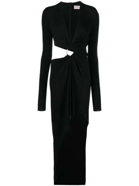 Платье с вырезами Alexandre Vauthier, черный