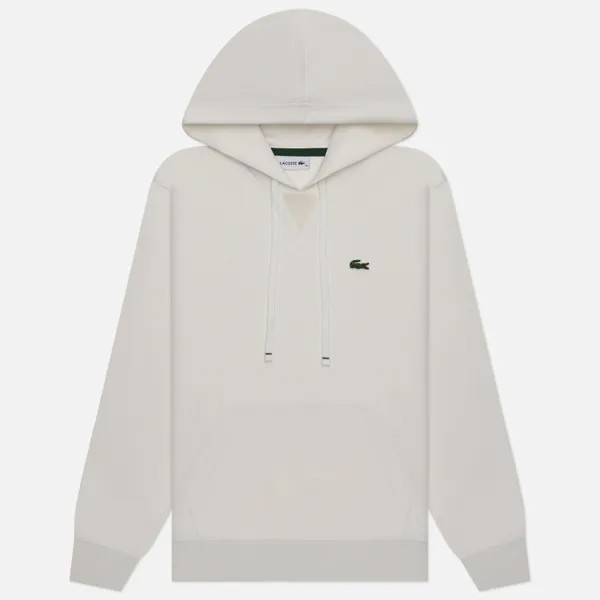 Женская толстовка Lacoste Loose Fit Cotton Blend Hoodie белый, Размер S