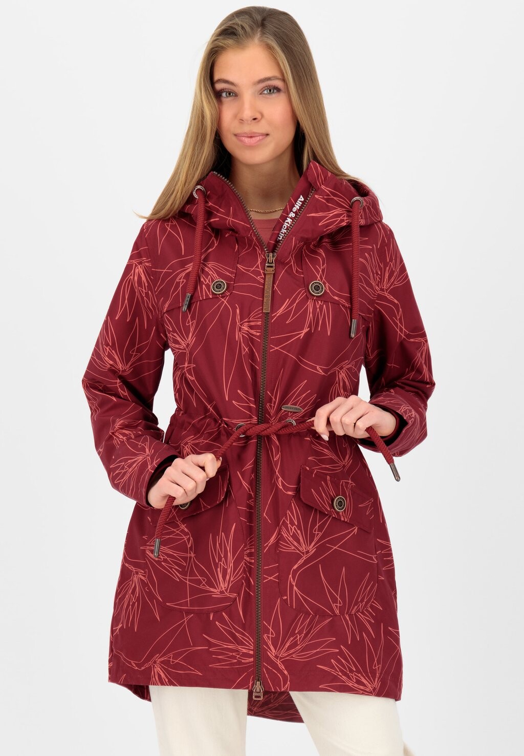 Парка CHARLOTTEAK alife & kickin, цвет cranberry juice