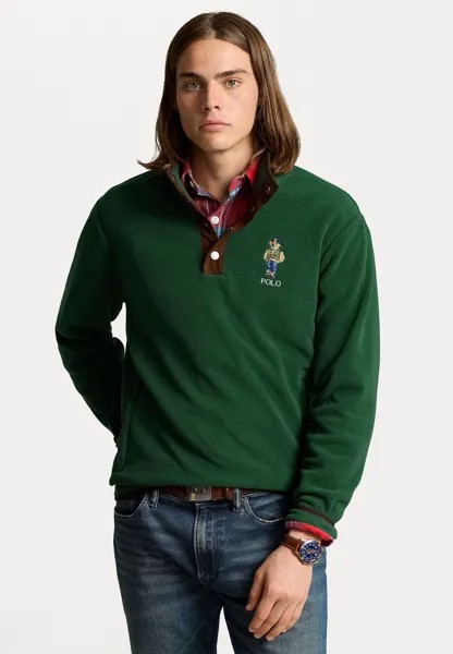 Флисовый свитер POLO BEAR BRUSHED FLEECE PULLOVER Ralph Lauren, темно-зеленый