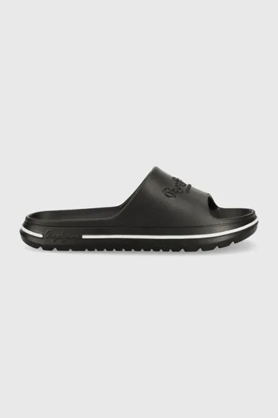 Шлепанцы BEACH SLIDE Pepe Jeans, черный