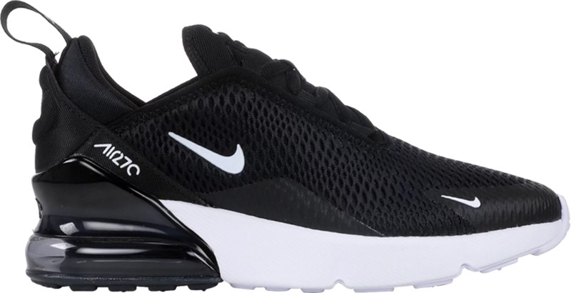 Кроссовки Nike Air Max 270 PS для дошкольников, черные, белые, красные, AO2372-001 1Y