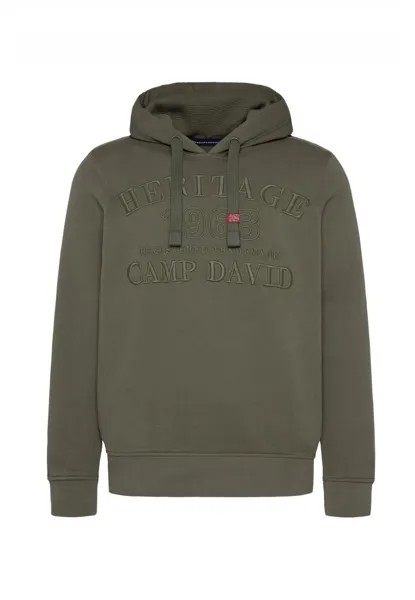 Толстовка CAMP DAVID Hoodie 'The Craftsmen', зеленый