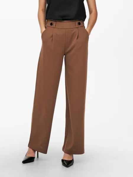 Брюки JACQUELINE de YONG Marlene Hose Schlupf Stoffhose GEGGO New Long Culotte Flare Pants, светло-коричневый