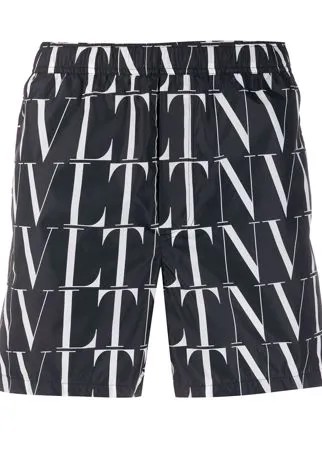 Valentino плавки-шорты с логотипом VLTN