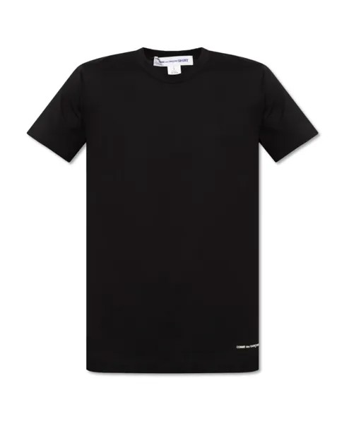 Футболка с логотипом Comme Des Garçons, черный