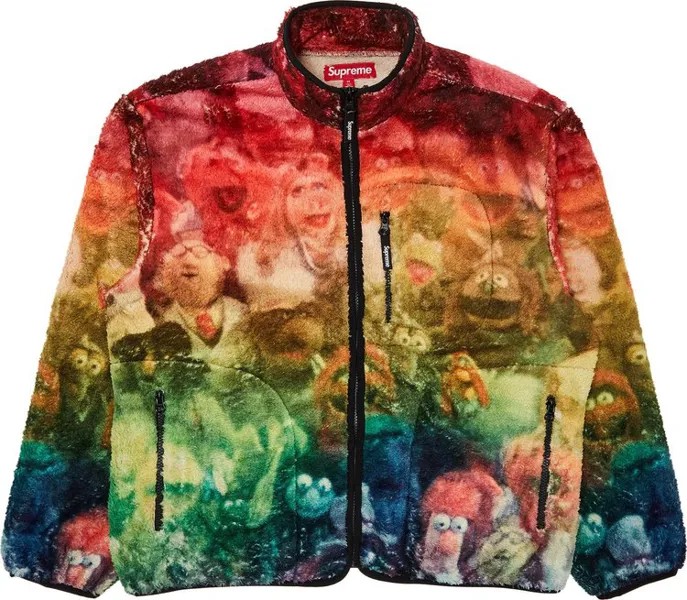 Куртка Supreme Muppets Fleece 'Multicolor', разноцветный