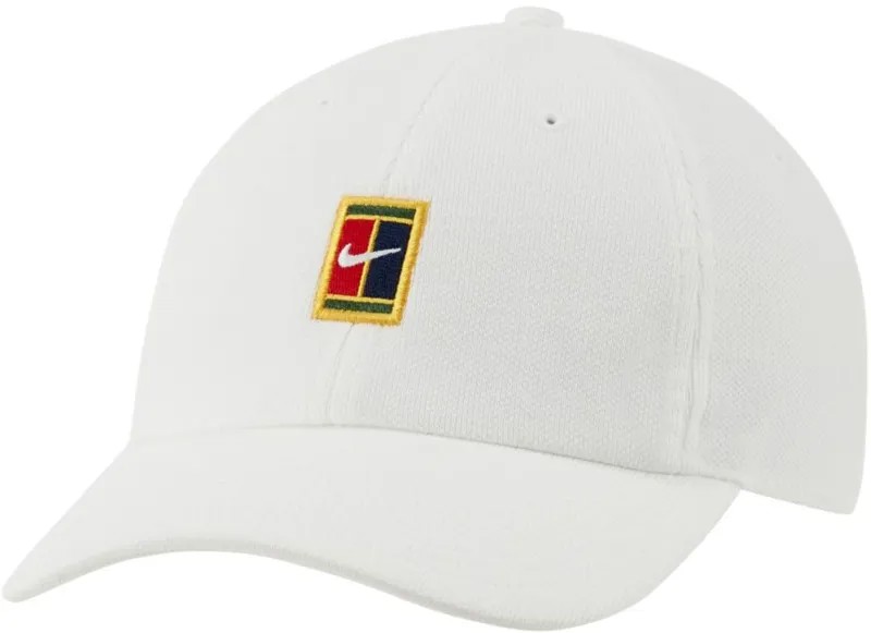 Бейсболка унисекс Nike U H86 Court Logo Seasonal Cap белая Оne Size