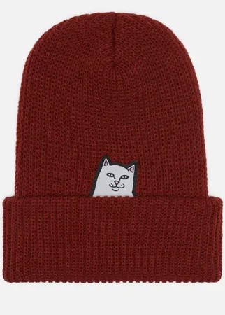 Шапка RIPNDIP Lord Nermal Beanie, цвет оранжевый