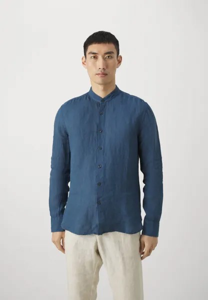 Рубашка Long Sleeve Men Slim Fit 120% Lino, цвет midnight blue