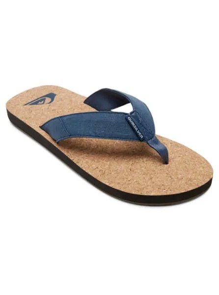 Шлепанцы мужские Quiksilver AQYL101166-XBCB голубые 39 EU