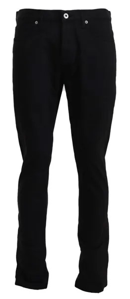 Джинсы BRIAN DALES Черные хлопковые зауженные мужские повседневные джинсовые брюки Tag s. 33 230долларов США