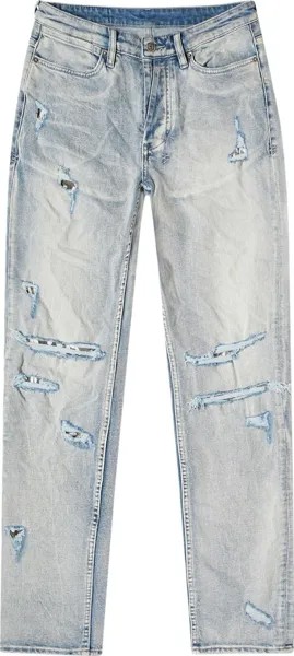 Джинсы Ksubi Van Winkle Super Skinny 'Blue Shred', синий