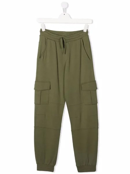 Stella McCartney Kids брюки карго с кулиской