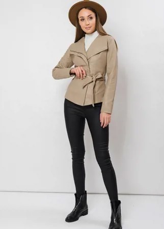 Кожаная куртка женская ELARDIS El_W60070 бежевая 40