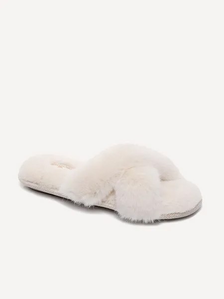 Тапочки женские Pettimelo NR1004 белые 36.5 RU