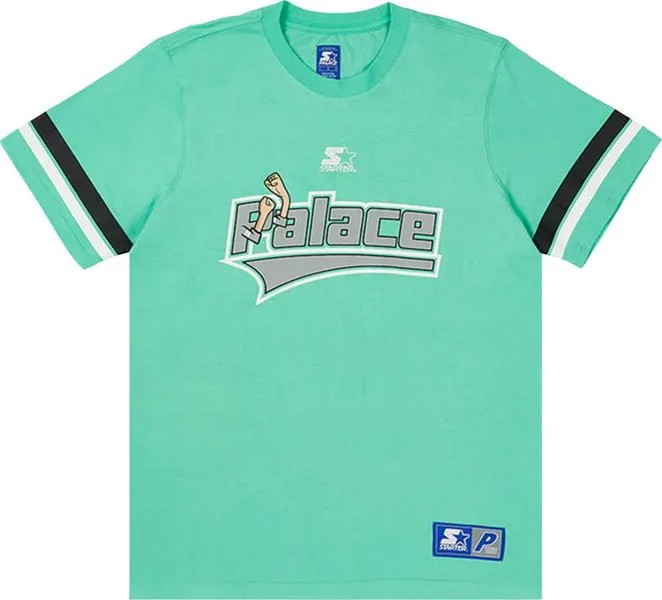 Футболка Palace x Starter T-Shirt 'Mint', зеленый