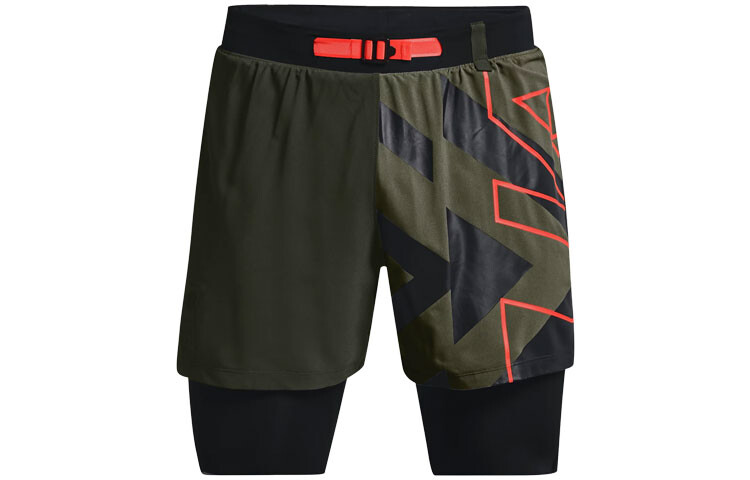 Мужские повседневные шорты Under Armour, цвет Baroque green