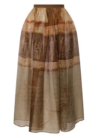 Шелковая юбка Uma Wang