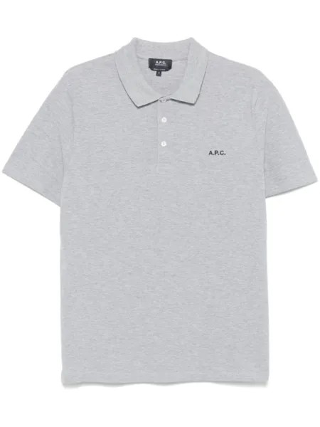 A.P.C. рубашка поло Carter, серый