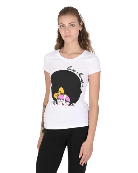 Женская футболка Love Moschino, белый