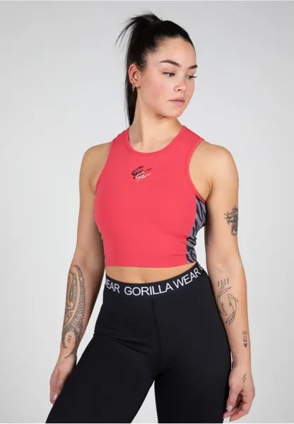 Топ ZION CROP Gorilla Wear, красный
