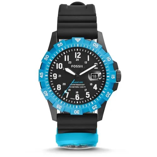 Наручные часы FOSSIL FB-Adventure, синий, черный