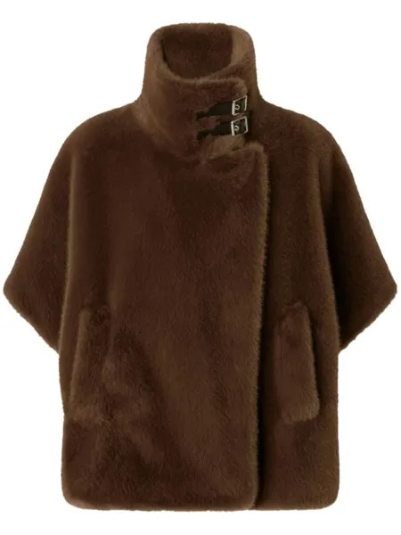 PINKO куртка из искусственного меха, черный