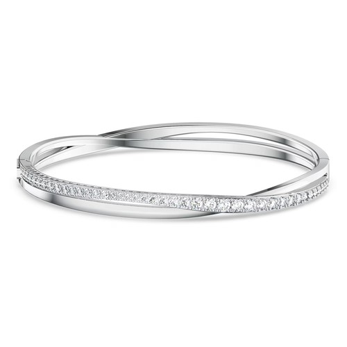 Браслет SWAROVSKI, кристаллы Swarovski, серебристый