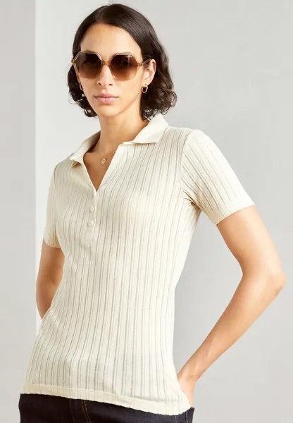 Рубашка поло SHORT SLEEVE Marc O'Polo, бежевый