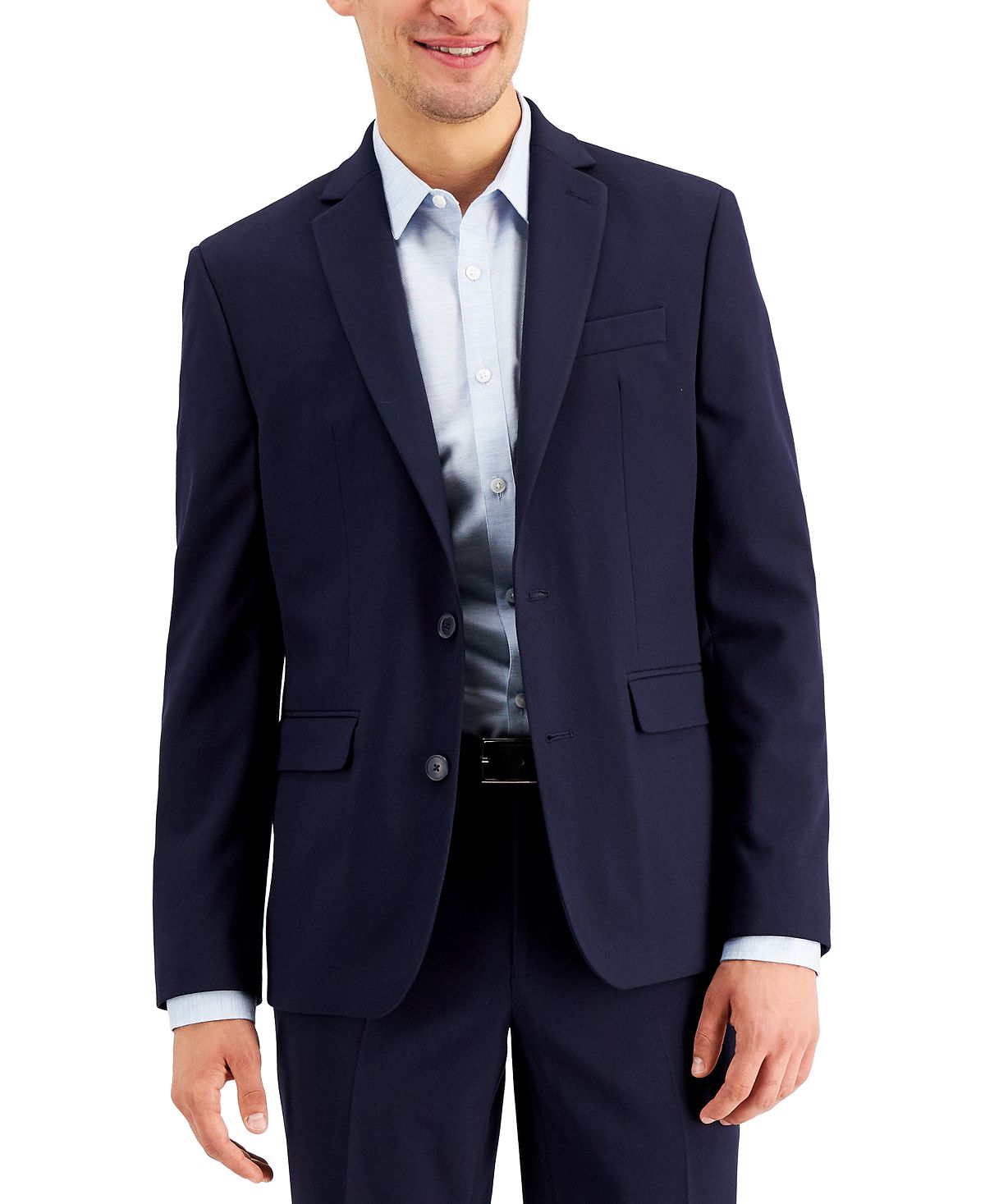 Мужской приталенный темно-синий однотонный пиджак, созданный для macy's INC International Concepts, мульти