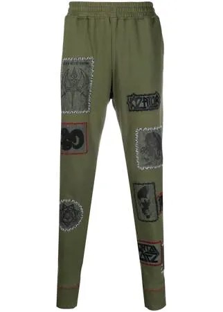 KTZ спортивные брюки с нашивками