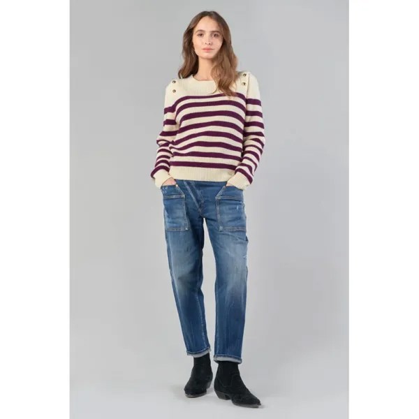 Свитер Le Temps Des Cerises Fania Round Neck, фиолетовый