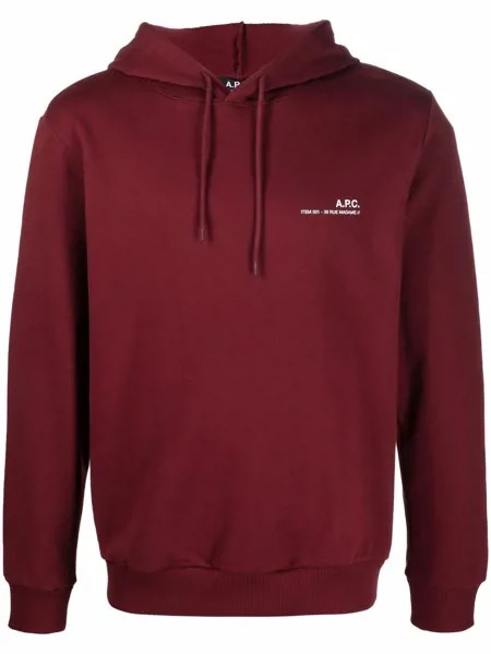 A.P.C. худи с логотипом