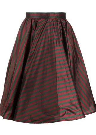 Gucci Pre-Owned полосатая юбка 1990-х годов