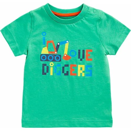 Футболка mothercare, размер 104, зеленый