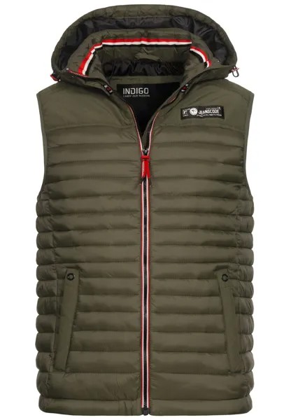 Жилет INDICODE JEANS Leach, зеленый