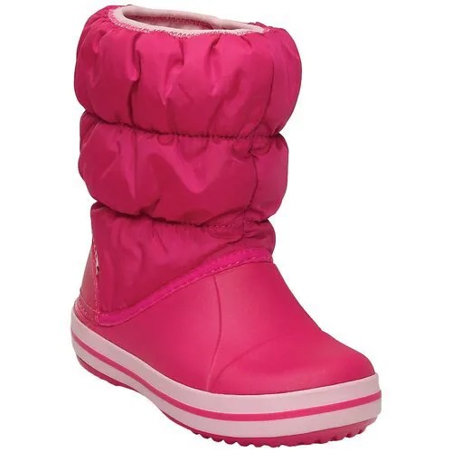 Сапоги CROCS Winter Puff 14613-4BH-C6 для девочки, цвет синий, рус. размер 23