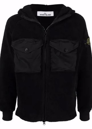 Stone Island флисовая куртка с нашивкой Compass