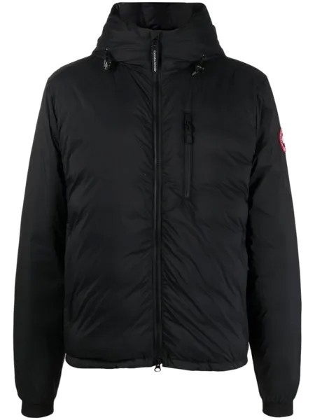 Canada Goose пуховик с капюшоном, черный