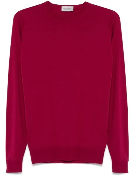 John Smedley свитер Lundy, красный
