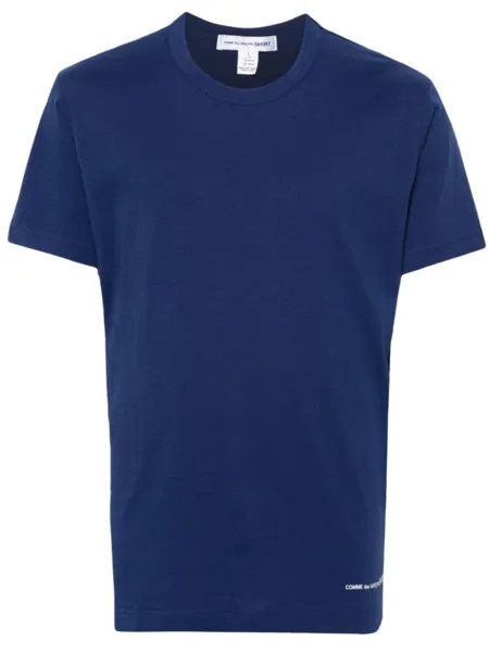 Comme Des Garçons Shirt футболка с логотипом, синий