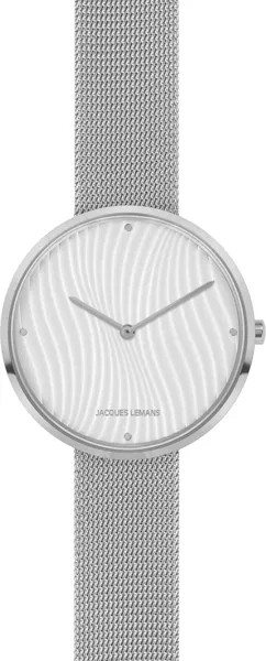Наручные часы женские Jacques Lemans 1-2093G серебристые