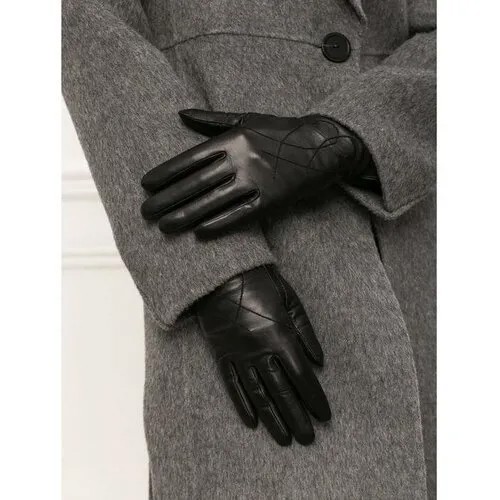 Перчатки женские, размер 8.5, цвет чёрный