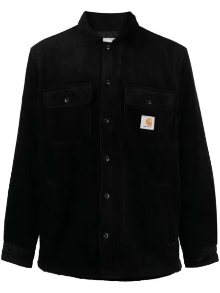 Куртка-рубашка с нашивкой-логотипом Carhartt WIP, черный