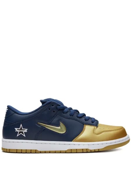 Кроссовки SB Dunk Low OG из коллаборации с Supreme Nike, золотистый