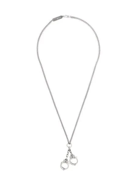 King Baby handcuffs pendant necklace