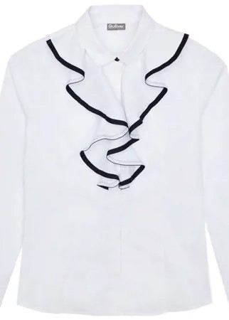 Белая блузка Gulliver, модель 220GSGC2210, размер 164