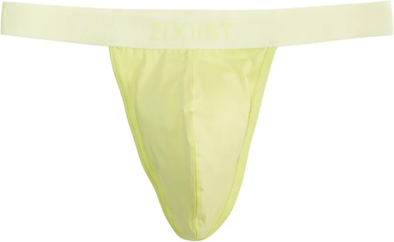 Трусы Sliq Y-Back Thong 2(X)IST, цвет Sunny Lime